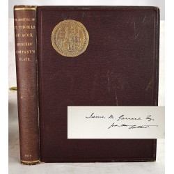  Some Account of The Hospital of St Thomas of Acon and of The Plate of the Mercers' Company  (Signed)